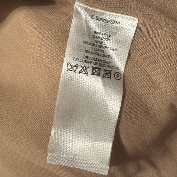 Armani Exchange Taupe High-Low Layered Midi Skirt - Picture 7 of 10